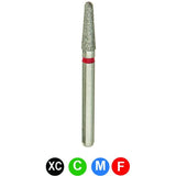 D3S 855/018 Multi-Use Dental Diamond Burs - Round End Taper