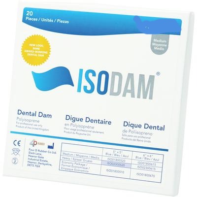 Isodam® Polyisoprene Dental Rubber Dam Sheet