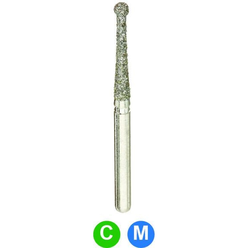 N3LL 802L-2/018 Multi-Use Dental Diamond Burs, Endo - 5/Pack