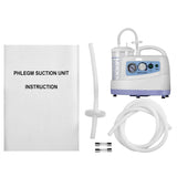 Portable Phlegm Suction Unit Emergency Medical Vacuum Aspirator Machine
