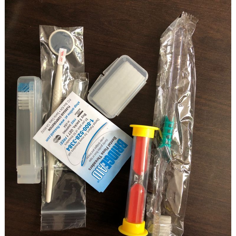 Orthodontic patient care kits