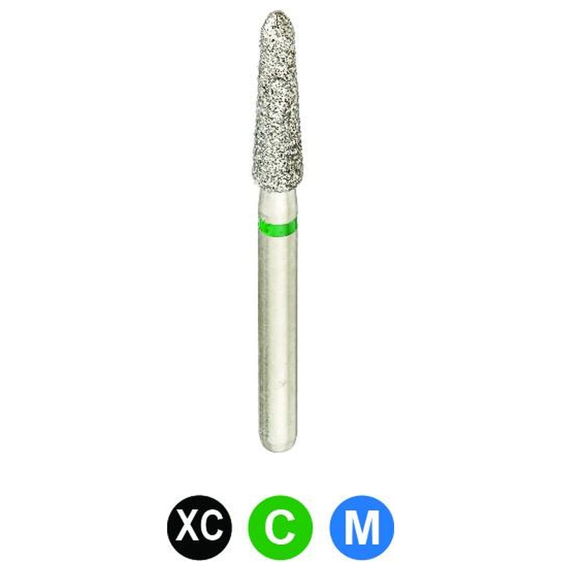 QUALITÉ Crosstech Multi-Use Dental Diamond Bur – 878K/023SC – Super Coarse Modified Chamfer – 5 Pack