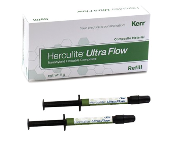 Kerr Herculite Ultra Flow Syringe Kit -4gm