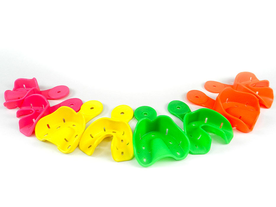 Dent Art Eco Plastic Impression Trays Set of 4 Pair-Upper / Lower
