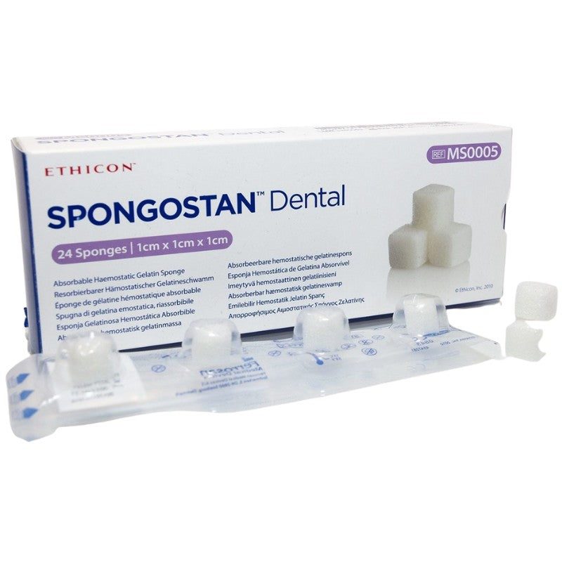 Ethicon Spongostan Dental Absorbable Hemostatic Gelatin Sponge 24 Box ethicon-spongostan-dental-absorbable-hemostatic-gelatin-sponge-24-box