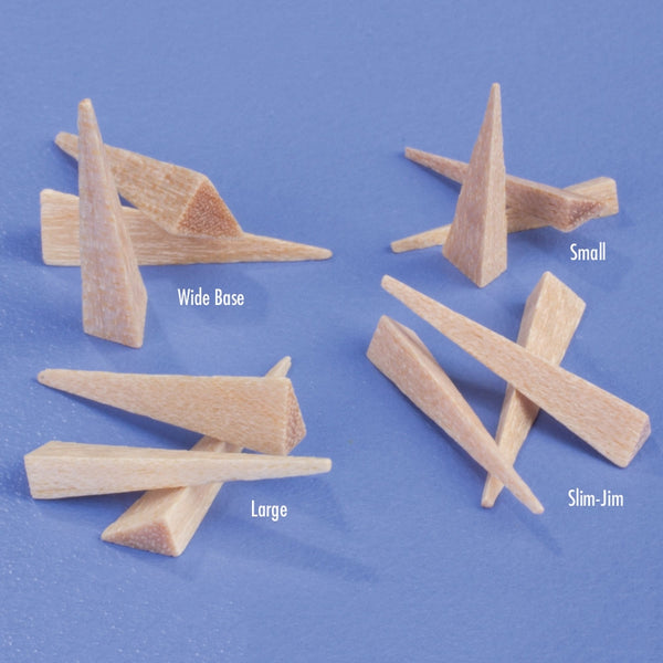 Box Of 500 Dental Wedges House Brand MA605 Wood Wedges - Triangular ...